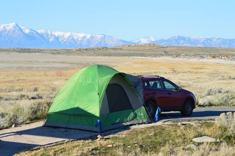 Photo of SUV tent and Toyota Rav4